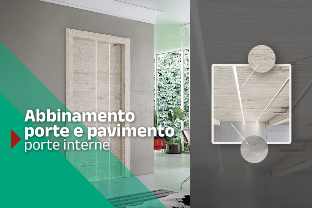 Abbinamento porte e pavimento - porte interne