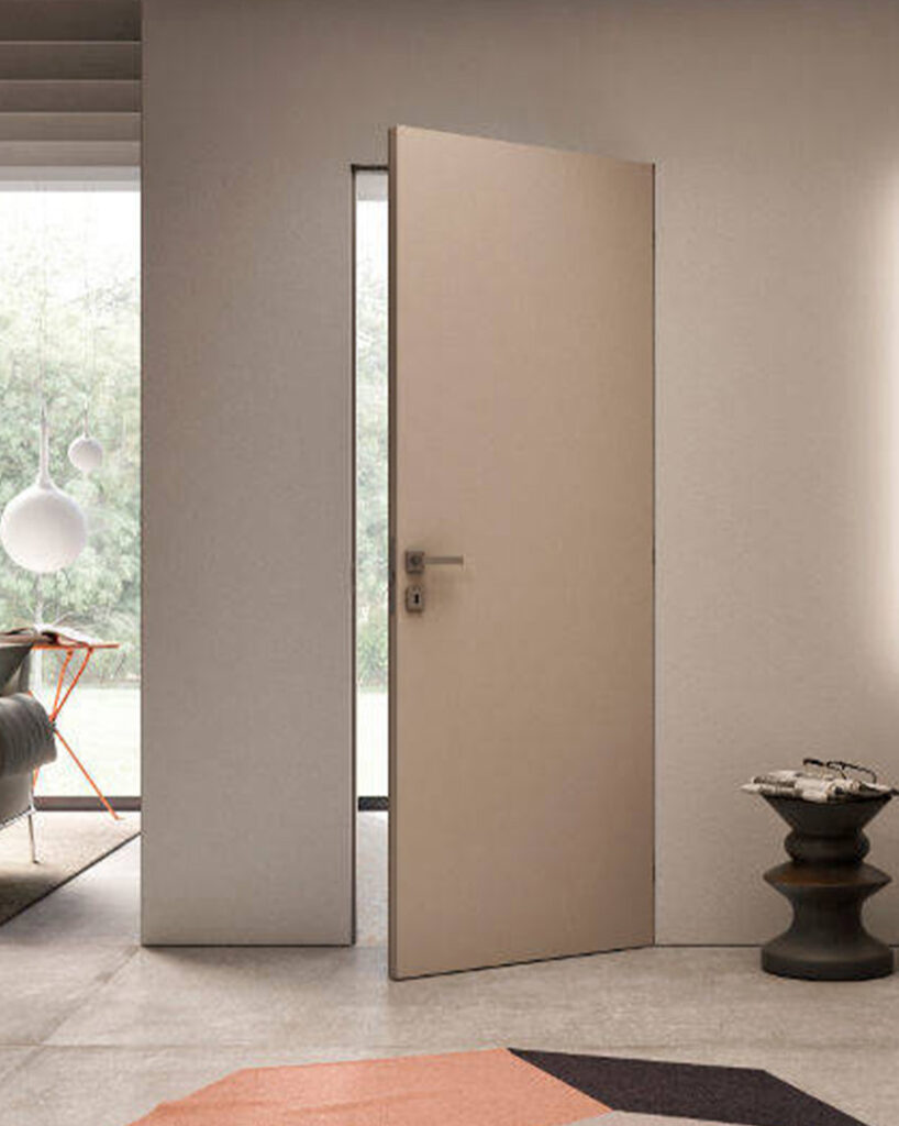 Porta battente filo muro - Filo44 SCRIGNO - scrigno filomuro