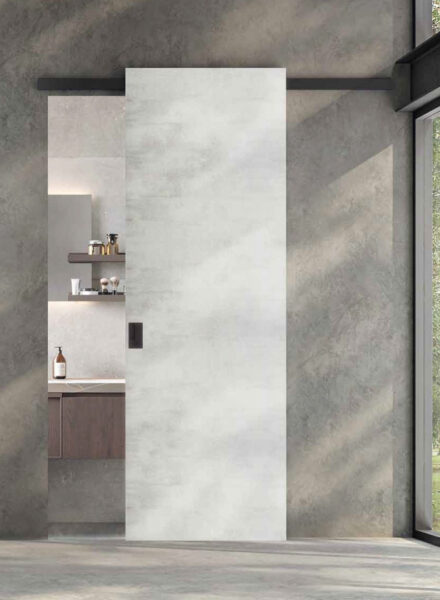 Porta laminata scorrevole colore cemento - GF01 Trix AIP Porta laminata scorrevole colore cemento - GF01 Trix AIP