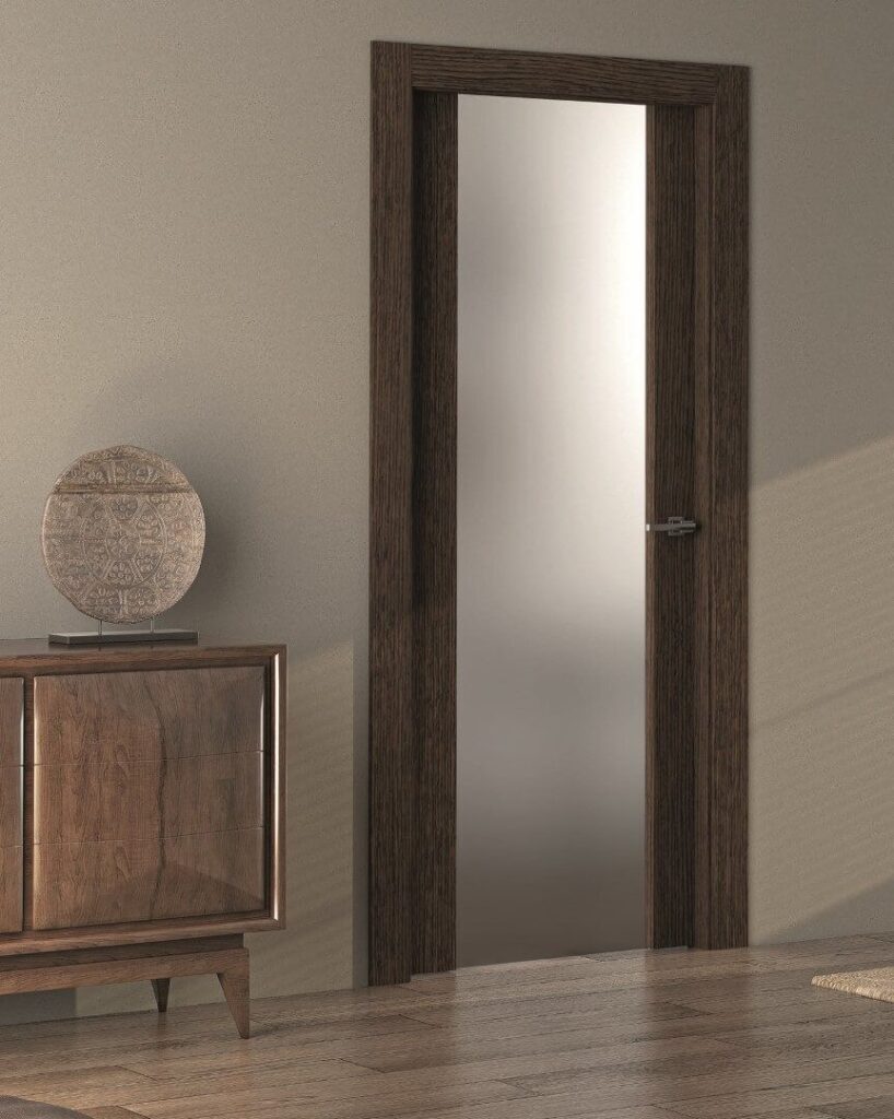 Porte in vetro decorate moderne